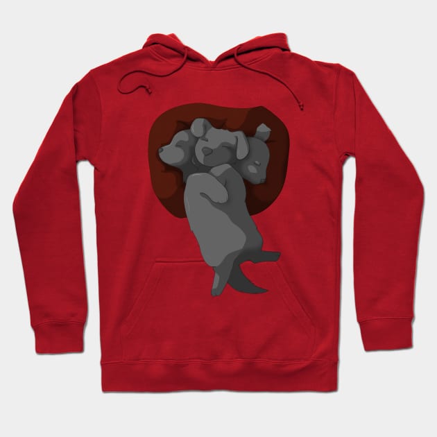 Sleeping Cerberus Hoodie by Anathar